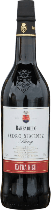 12,95 € Free Shipping | Fortified Wine Barbadillo Medium Dry D.O. Jerez-Xérès-Sherry Andalusia Spain Palomino Fino Bottle 75 cl