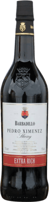 15,95 € Kostenloser Versand | Verstärkter Wein Barbadillo D.O. Jerez-Xérès-Sherry Andalusien Spanien Pedro Ximénez Flasche 75 cl