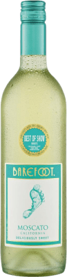 6,95 € 免费送货 | 白酒 Barefoot D.O. La Mancha 卡斯蒂利亚 - 拉曼恰 西班牙 Muscat, Colombard 瓶子 75 cl