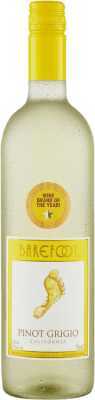 8,95 € 送料無料 | 白ワイン Barefoot D.O. La Mancha カスティーリャ・ラ・マンチャ スペイン Pinot Grey ボトル 75 cl