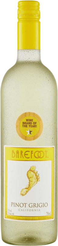 9,95 € Бесплатная доставка | Белое вино Barefoot D.O. La Mancha Кастилья-Ла-Манча Испания Pinot Gris — Пино Гри Бутылка 75 cl