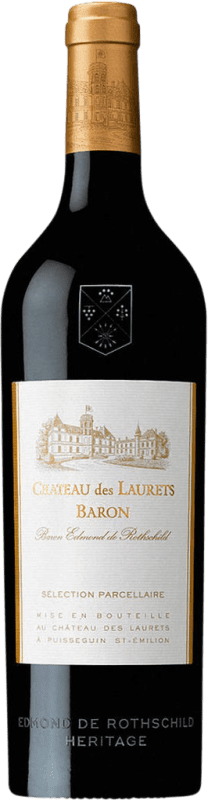 63,95 € Envío gratis | Vino Tinto Baron Edmond de Rothschild Château des Laurets Baron Puisseguin A.O.C. Saint-Émilion Francia Botella 75 cl