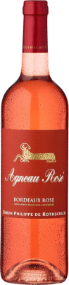 10,95 € Kostenloser Versand | Rosé-Wein Philippe de Rothschild Agneau Rosé A.O.C. Bordeaux Bordeaux Frankreich Merlot, Cabernet Sauvignon, Cabernet Franc Flasche 75 cl