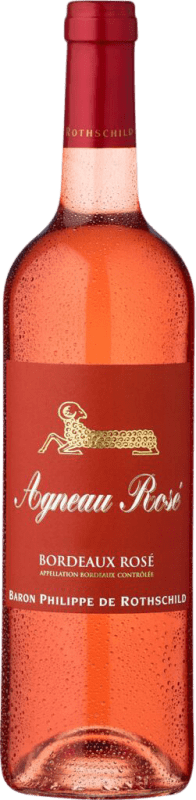 10,95 € Free Shipping | Rosé wine Philippe de Rothschild Agneau Rosé A.O.C. Bordeaux Bordeaux France Merlot, Cabernet Sauvignon, Cabernet Franc Bottle 75 cl