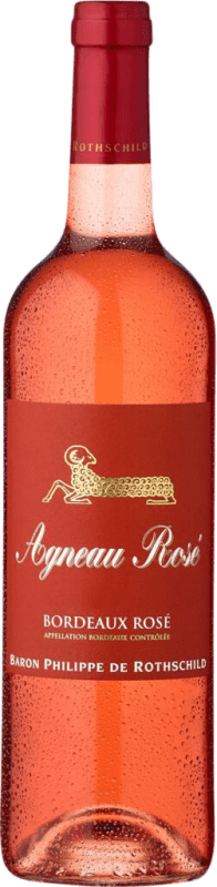 12,95 € Envio grátis | Vinho rosé Philippe de Rothschild Agneau Rosé A.O.C. Bordeaux Bordeaux França Merlot, Cabernet Sauvignon, Cabernet Franc Garrafa 75 cl