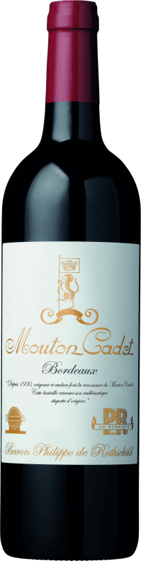 44,95 € Free Shipping | Red wine Philippe de Rothschild Mouton Cadet Edition Vintage A.O.C. Bordeaux Bordeaux France Merlot, Cabernet Sauvignon Magnum Bottle 1,5 L