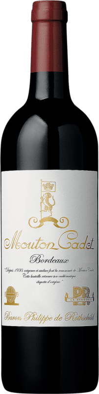 19,95 € Free Shipping | Red wine Philippe de Rothschild Mouton Cadet Edition Vintage A.O.C. Bordeaux Bordeaux France Merlot, Cabernet Sauvignon, Cabernet Franc Bottle 75 cl