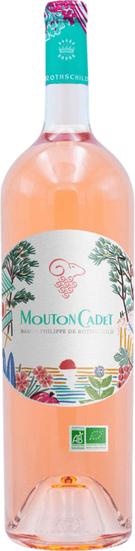 28,95 € Free Shipping | Rosé wine Philippe de Rothschild Mouton Cadet Rosé A.O.C. Bordeaux Bordeaux France Magnum Bottle 1,5 L