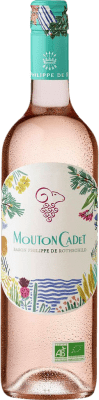 14,95 € Envio grátis | Vinho rosé Philippe de Rothschild Mouton Cadet Rosé A.O.C. Bordeaux Bordeaux França Garrafa 75 cl