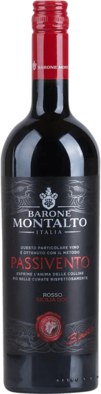 13,95 € 免费送货 | 红酒 Barone Montalto Collezione Famiglia Passivento Rosso I.G.T. Terre Siciliane 西西里岛 意大利 Nero d'Avola 瓶子 75 cl