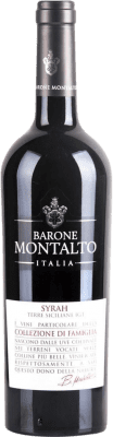 13,95 € Envío gratis | Vino tinto Barone Montalto Collezione Famiglia I.G.T. Terre Siciliane Sicilia Italia Syrah Botella 75 cl