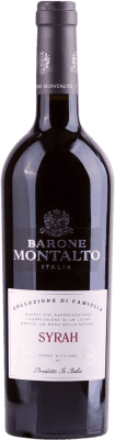 13,95 € Kostenloser Versand | Rotwein Barone Montalto Collezione Famiglia I.G.T. Terre Siciliane Sizilien Italien Syrah Flasche 75 cl