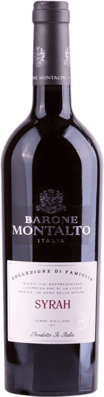 11,95 € 免费送货 | 红葡萄酒 Barone Montalto Colección Familiar — 家族典藏 I.G.T. Terre Siciliane 西西里岛 意大利 Syrah — 西拉 75 cl