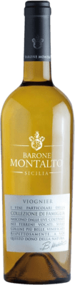 7,95 € Spedizione Gratuita | Vino bianco Barone Montalto Collezione Famiglia I.G.T. Terre Siciliane Sicilia Italia Viognier Bottiglia 75 cl