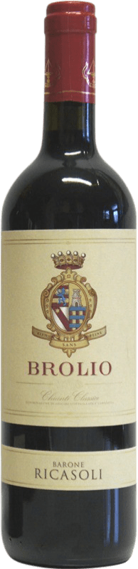 19,95 € 送料無料 | 赤ワイン Barone Ricasoli Brolio D.O.C.G. Chianti Classico イタリア ボトル 75 cl