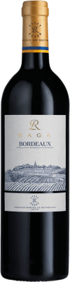 11,95 € 免费送货 | 红酒 Château Lafite-Rothschild Saga Rouge A.O.C. Bordeaux 波尔多 法国 Merlot, Cabernet Sauvignon 瓶子 75 cl