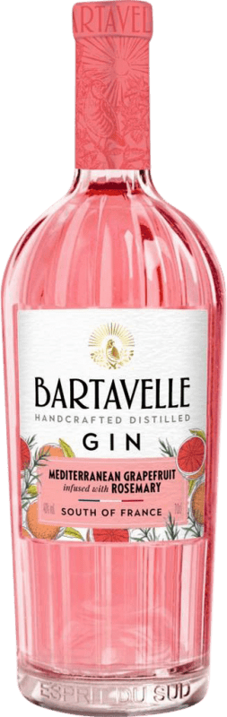 27,95 € Envio grátis | Gin Bartavelle Grapefruit Rosmarin Gin França Garrafa 70 cl