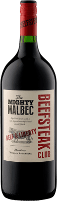 21,95 € 送料無料 | 赤ワイン Beefsteak Club Beef & Liberty Mighty I.G. Mendoza メンドーサ アルゼンチン Malbec マグナムボトル 1,5 L