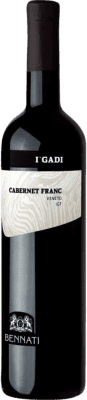 6,95 € 免费送货 | 红酒 Bennati I Gadi I.G.T. Veneto 威尼托 意大利 Cabernet Franc 瓶子 75 cl