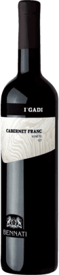 10,95 € Spedizione Gratuita | Vino Rosso Bennati I Gadi I.G.T. Veneto Veneto Italia Cabernet Franc 75 cl