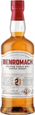 196,95 € Kostenloser Versand | Single Malt Whisky Benromach Speyseite Großbritannien 21 Jahre 70 cl