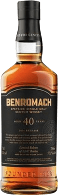 2 922,95 € Envio grátis | Whisky Single Malt Benromach Edição Limitada Speyside Reino Unido 40 Anos 70 cl