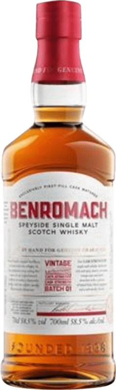 89,95 € Free Shipping | Single Malt Whisky Benromach Cask Strength Speyside United Kingdom 70 cl