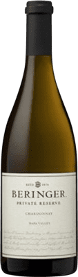 61,95 € 免费送货 | 白酒 Beringer Private 预订 I.G. Napa Valley 纳帕谷 美国 Chardonnay 瓶子 75 cl