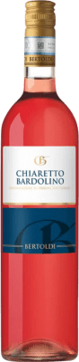 7,95 € Бесплатная доставка | Розовое вино Bertoldi Chiaretto D.O.C. Bardolino Venecia Италия Nebbiolo, Corvina бутылка 75 cl