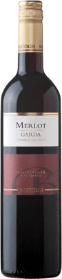 7,95 € Free Shipping | Red wine Bertoldi D.O.C. Garda Venecia Italy Merlot Bottle 75 cl