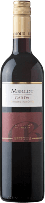 9,95 € Kostenloser Versand | Rotwein Bertoldi D.O.C. Garda Venecia Italien Merlot 75 cl