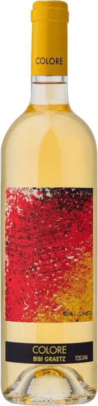 291,95 € Envoi gratuit | Vin blanc Bibi Graetz Colore Bianco I.G.T. Toscana Toscane Italie Ansonica Bouteille 75 cl