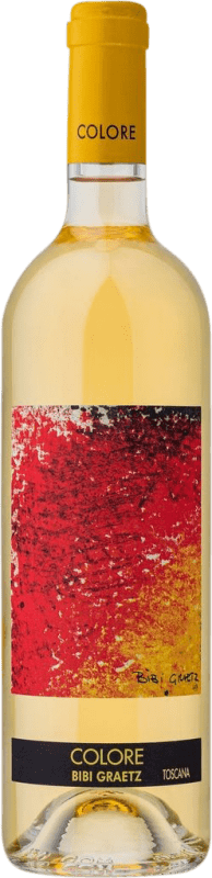 254,95 € Spedizione Gratuita | Vino Bianco Bibi Graetz Colore I.G.T. Toscana Toscana Italia Ansonica 75 cl