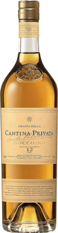 159,95 € Envio grátis | Grappa Bocchino Cantina Privata Piemonte Itália Nebbiolo, Moscato 12 Anos Garrafa 70 cl
