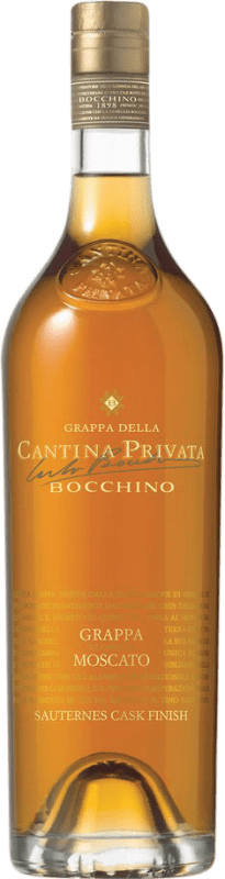 1 148,95 € Kostenloser Versand | Grappa Bocchino Sauternes Cask Finish — Fassreifung D.O.C. Piedmont Piemont Italien Moscato — Muskateller Spezialflasche 3 L