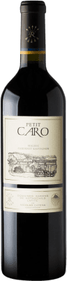 28,95 € 免费送货 | 红酒 Caro Petit I.G. Mendoza 门多萨 阿根廷 Cabernet Sauvignon, Malbec 瓶子 75 cl