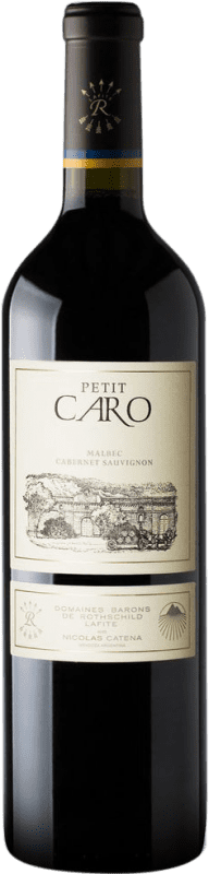 27,95 € Free Shipping | Red wine Caro Petit I.G. Mendoza Mendoza Argentina Cabernet Sauvignon, Malbec Bottle 75 cl