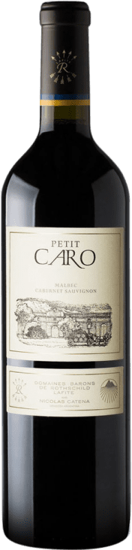 27,95 € Envio grátis | Vinho tinto Caro Petit I.G. Mendoza Mendoza Argentina Cabernet Sauvignon, Malbec Garrafa 75 cl