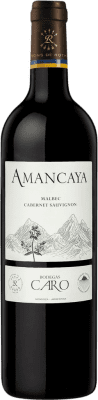 19,95 € 免费送货 | 红酒 Caro Amancaya I.G. Mendoza 门多萨 阿根廷 Cabernet Sauvignon, Malbec 瓶子 75 cl