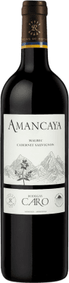 24,95 € Spedizione Gratuita | Vino Rosso Caro Amancaya I.G. Mendoza Mendoza Argentina Cabernet Sauvignon, Malbec Bottiglia 75 cl