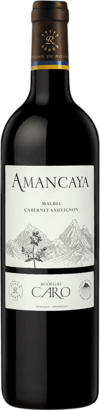 19,95 € 免费送货 | 红酒 Caro Amancaya I.G. Mendoza 门多萨 阿根廷 Cabernet Sauvignon, Malbec 瓶子 75 cl