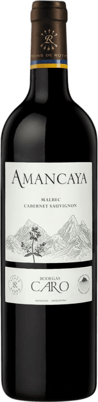 27,95 € Envio grátis | Vinho Tinto Caro Amancaya I.G. Mendoza Mendoza Argentina Cabernet Sauvignon, Malbec 75 cl