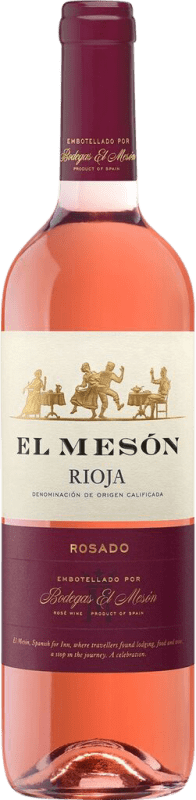 8,95 € Spedizione Gratuita | Vino rosato El Mesón Rosado D.O. Cigales Castilla y León Spagna Tempranillo, Grenache Bottiglia 75 cl