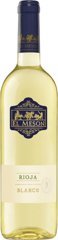 6,95 € Envío gratis | Vino blanco El Mesón Blanco D.O. Cigales Castilla y León España Viura Botella 75 cl