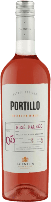 13,95 € Kostenloser Versand | Rosé-Wein El Portillo I.G. Valle de Uco Mendoza Argentinien Malbec Flasche 75 cl