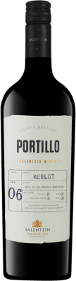 9,95 € Spedizione Gratuita | Vino rosso El Portillo I.G. Valle de Uco Mendoza Argentina Merlot Bottiglia 75 cl