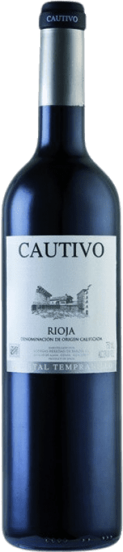 8,95 € Envio grátis | Vinho tinto Heredad de Baroja Cautivo Tinto D.O.Ca. Rioja La Rioja Espanha Tempranillo Garrafa 75 cl