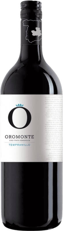 12,95 € 免费送货 | 红葡萄酒 Navarro López Oromonte Semiseco — 半干型 卡斯蒂利亚 - 拉曼恰 西班牙 Tempranillo — 丹魄 1 L