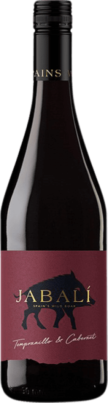 9,95 € Free Shipping | Red wine Paniza Jabalí Agostón Tempranillo Cabernet D.O. Cariñena Aragon Spain Tempranillo, Cabernet Sauvignon Bottle 75 cl