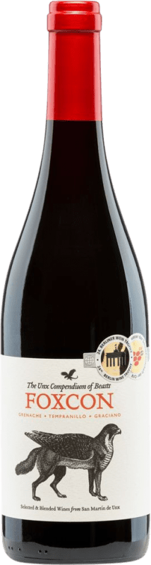 13,95 € Envío gratis | Vino Tinto San Martín de Unx Foxcon D.O. Navarra Navarra España Garnacha, Graciano, Nebbiolo 75 cl